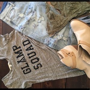 Glamp Squad Open Back Tee